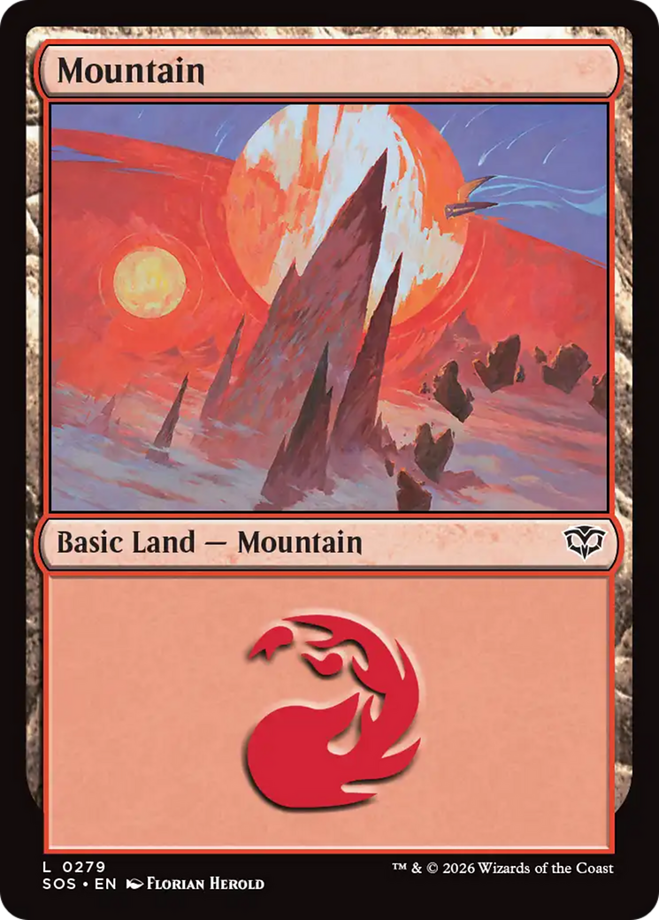 Mountain (0279) [Secrets of Strixhaven] | Gate City Games LLC