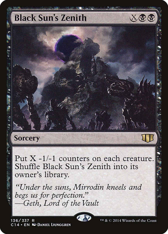 Black Sun's Zenith [Commander 2014] | Gate City Games LLC