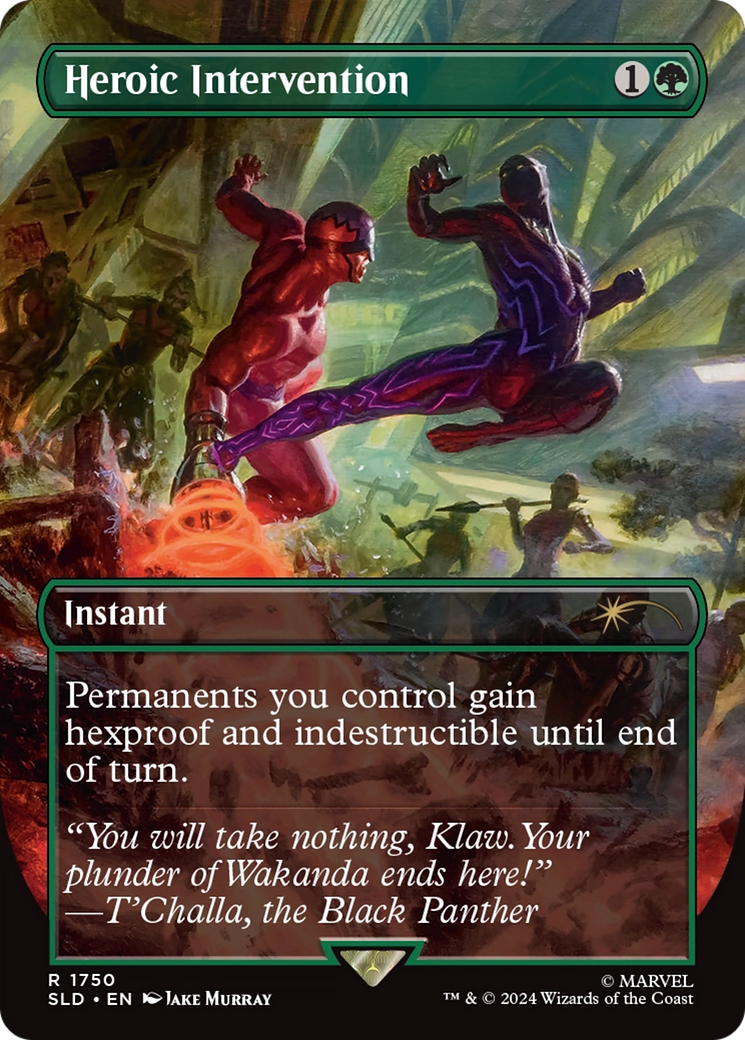 Heroic Intervention (Rainbow Foil) [Secret Lair Drop Series] | Gate City Games LLC