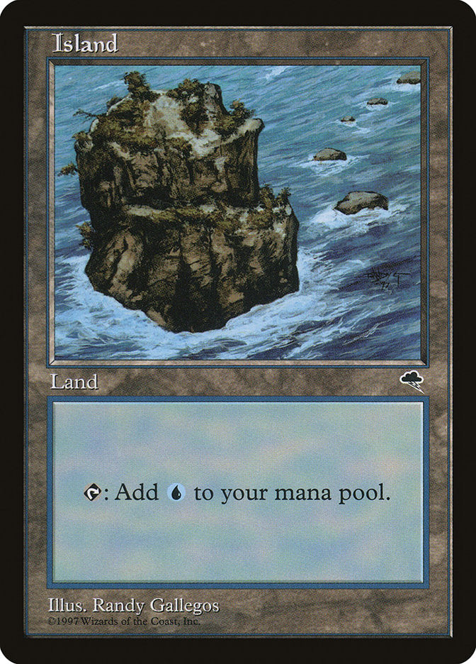 Island (Signature on Right / No Sky) [Tempest] | Gate City Games LLC