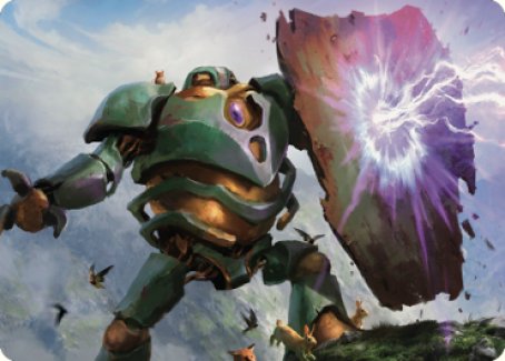 Walking Bulwark Art Card [Dominaria United Art Series] | Gate City Games LLC