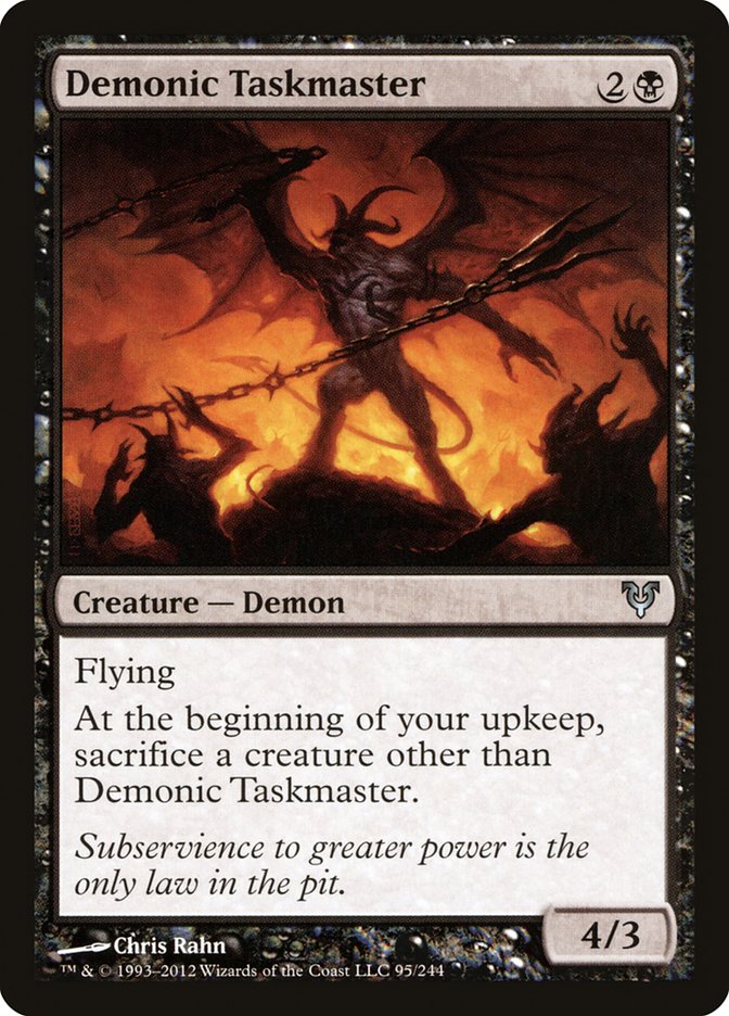 Demonic Taskmaster [Avacyn Restored] | Gate City Games LLC
