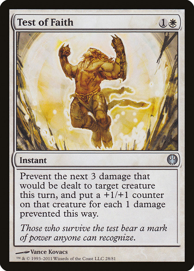 Test of Faith [Duel Decks: Knights vs. Dragons] | Gate City Games LLC