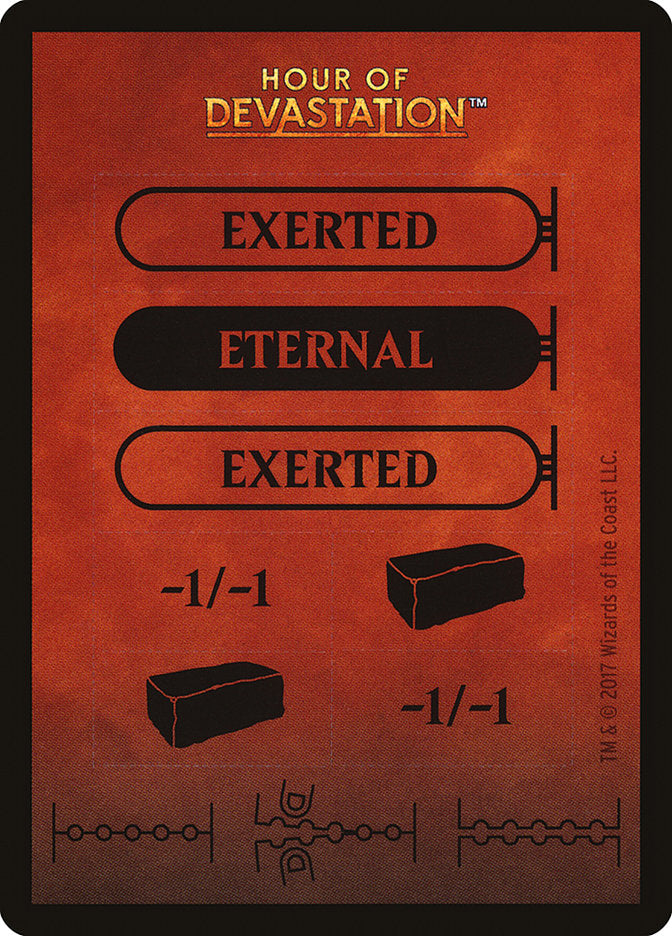 Punchcard (With Copyright Symbol) [Hour of Devastation Tokens] | Gate City Games LLC