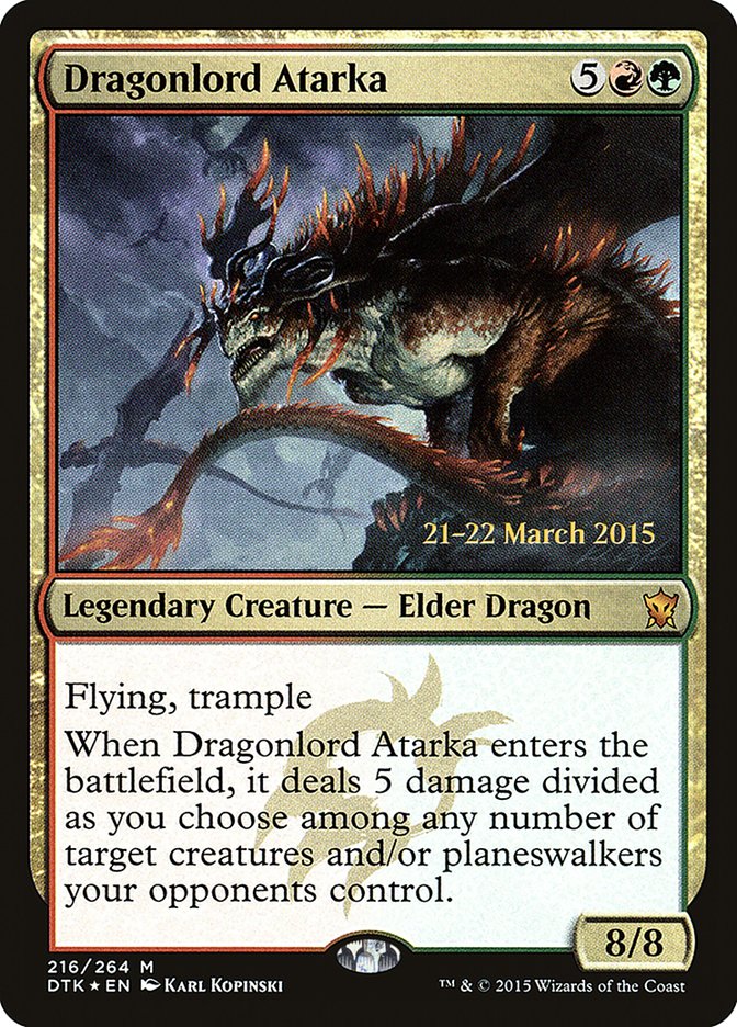 Dragonlord Atarka [Dragons of Tarkir Prerelease Promos] | Gate City Games LLC