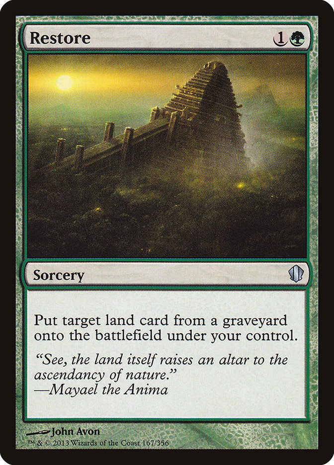 Restore [Commander 2013] | Gate City Games LLC