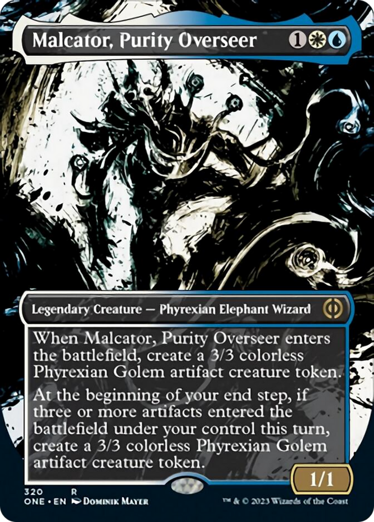 Malcator, Purity Overseer (Borderless Ichor) [Phyrexia: All Will Be One] | Gate City Games LLC