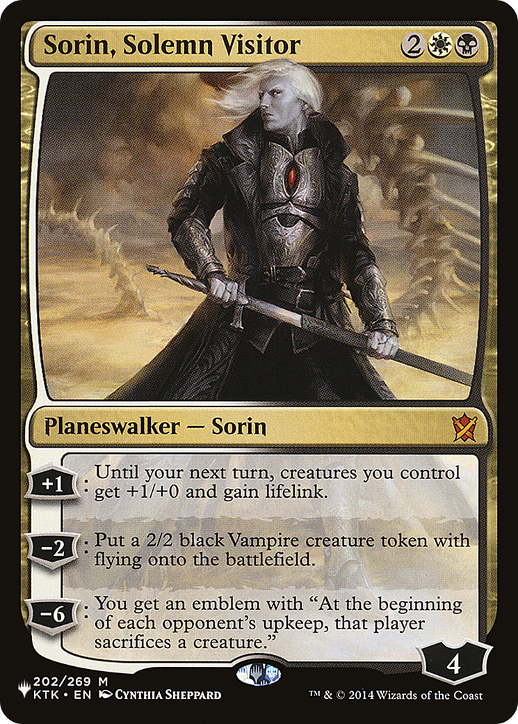 Sorin, Solemn Visitor [The List Reprints] | Gate City Games LLC