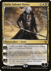 Sorin, Solemn Visitor [The List Reprints] | Gate City Games LLC