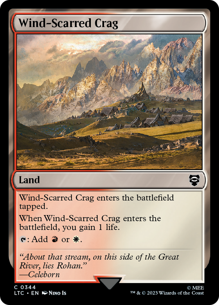 Wind-Scarred Crag [The Lord of the Rings: Tales of Middle-Earth Commander] | Gate City Games LLC