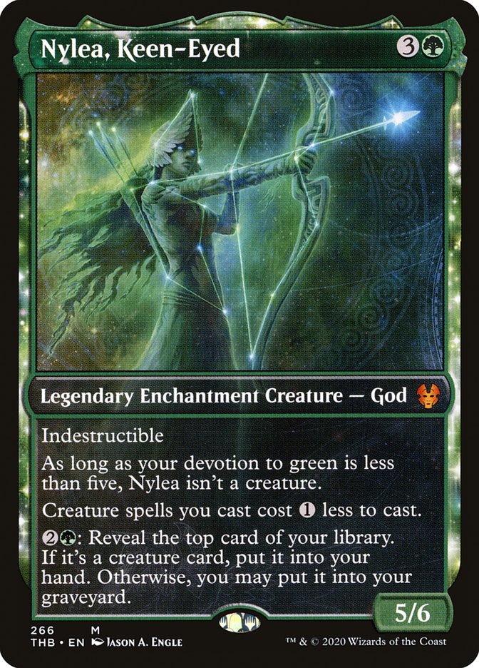 Nylea, Keen-Eyed (Showcase) [Theros Beyond Death] | Gate City Games LLC