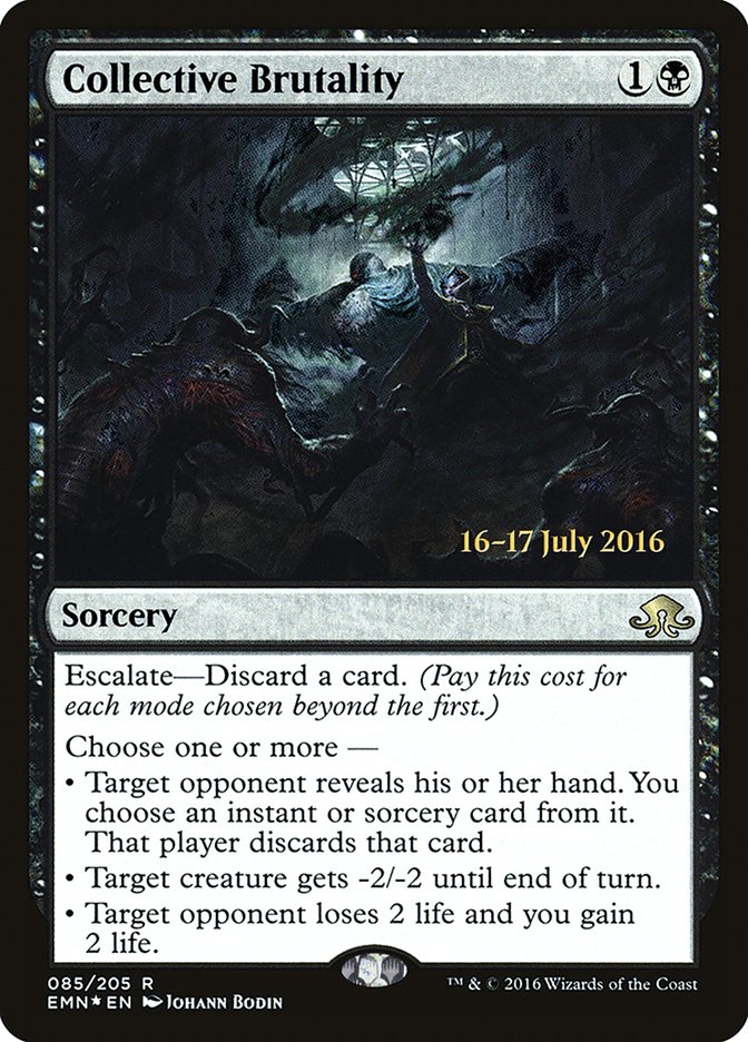Collective Brutality [Eldritch Moon Prerelease Promos] | Gate City Games LLC
