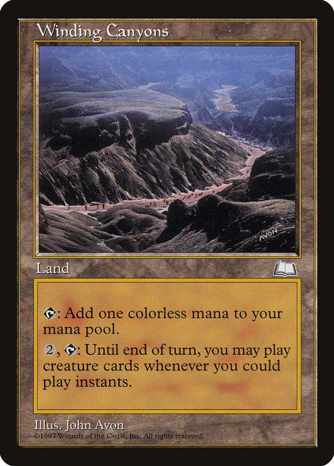 Winding Canyons [Weatherlight] | Gate City Games LLC