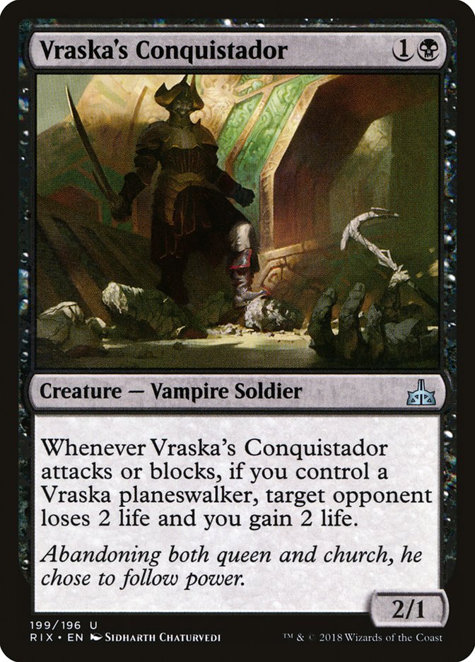Vraska's Conquistador [Rivals of Ixalan] | Gate City Games LLC