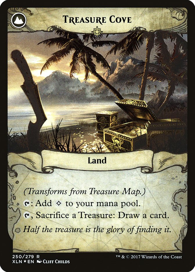 Treasure Map // Treasure Cove [Ixalan Prerelease Promos] | Gate City Games LLC