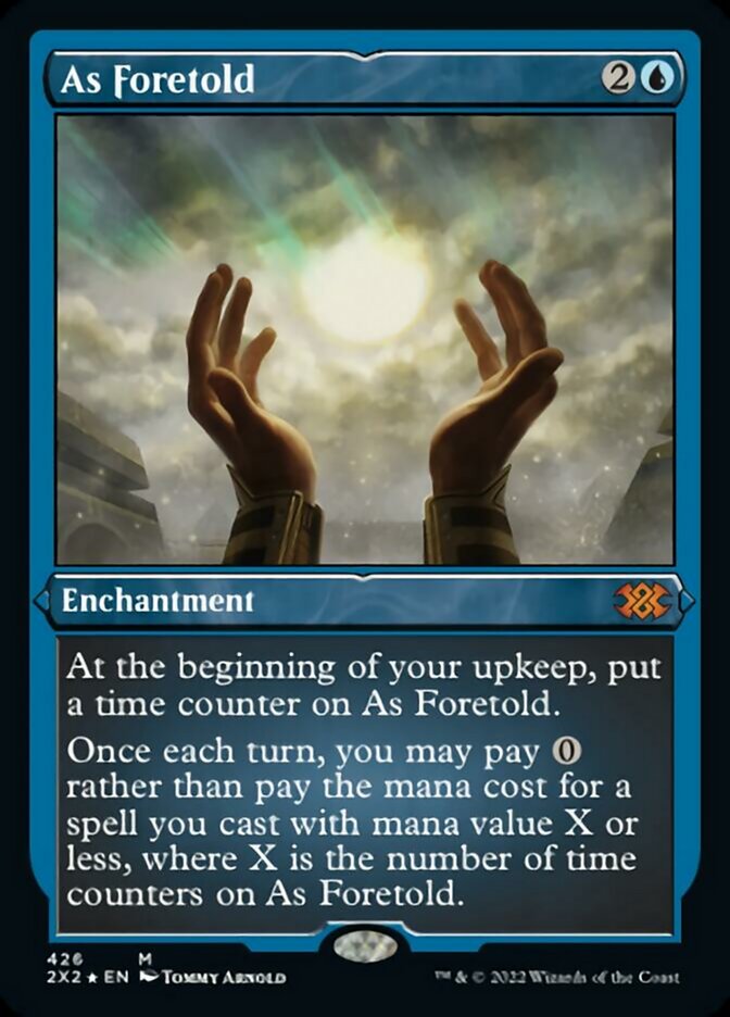 As Foretold (Foil Etched) [Double Masters 2022] | Gate City Games LLC
