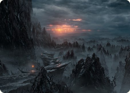 Sundown Pass Art Card [Innistrad: Crimson Vow Art Series] | Gate City Games LLC