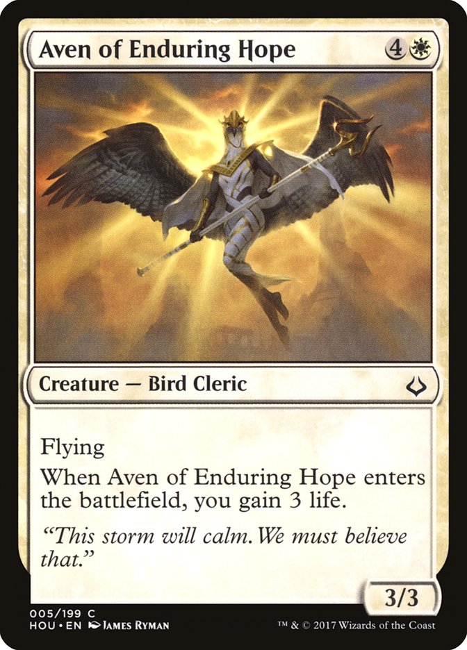 Aven of Enduring Hope [Hour of Devastation] | Gate City Games LLC