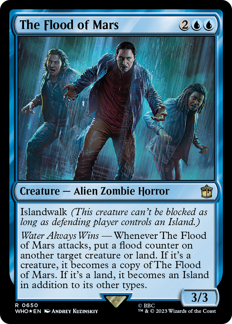 The Flood of Mars (Surge Foil) [Doctor Who] | Gate City Games LLC