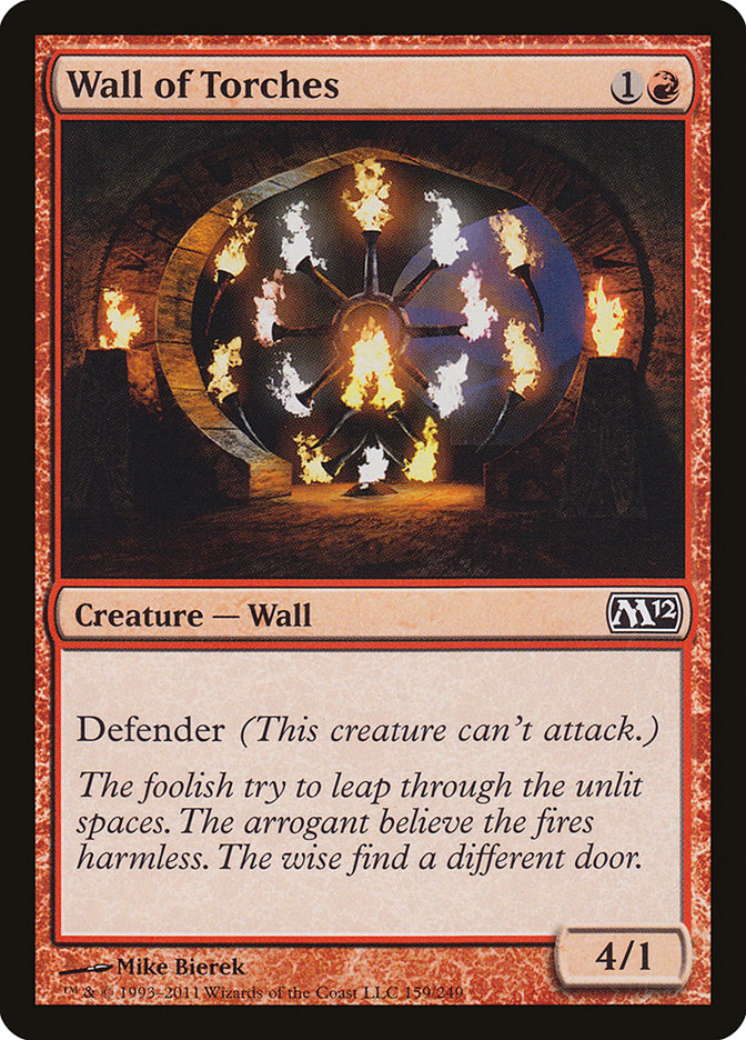Wall of Torches [Magic 2012] | Gate City Games LLC