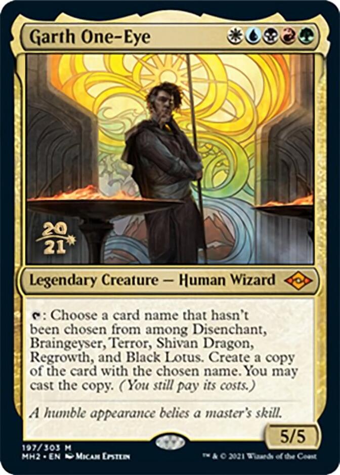 Garth One-Eye [Modern Horizons 2 Prerelease Promos] | Gate City Games LLC