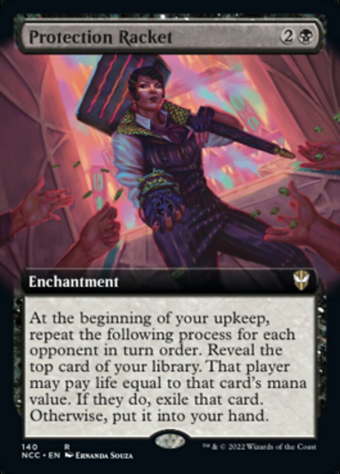 Protection Racket (Extended Art) [Streets of New Capenna Commander] | Gate City Games LLC