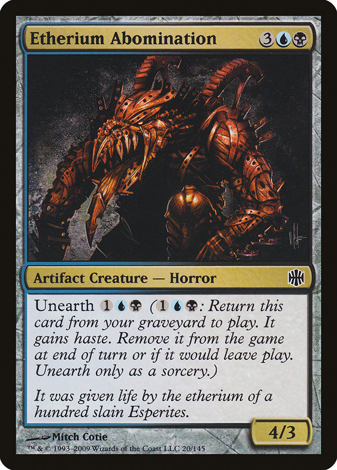 Etherium Abomination [Alara Reborn] | Gate City Games LLC