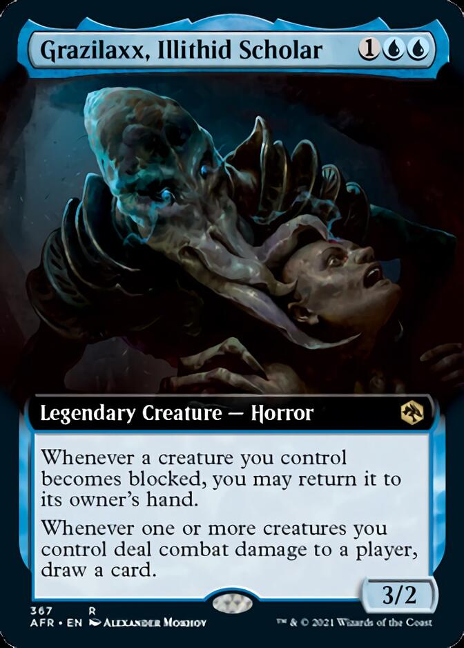 Grazilaxx, Illithid Scholar (Extended Art) [Dungeons & Dragons: Adventures in the Forgotten Realms] | Gate City Games LLC