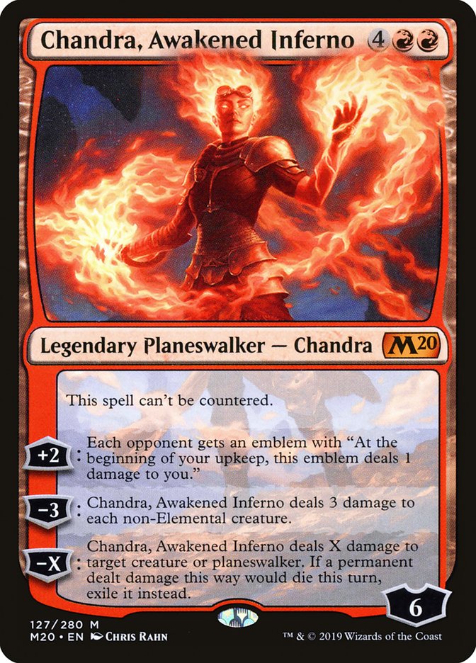 Chandra, Awakened Inferno [Core Set 2020] | Gate City Games LLC