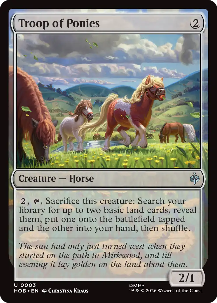 Troop of Ponies [The Hobbit] | Gate City Games LLC