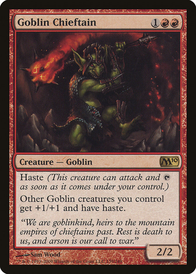 Goblin Chieftain [Magic 2010] | Gate City Games LLC