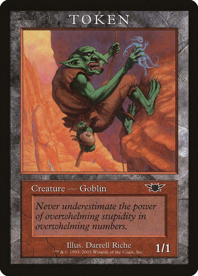 Goblin Token [Magic Player Rewards 2003] | Gate City Games LLC