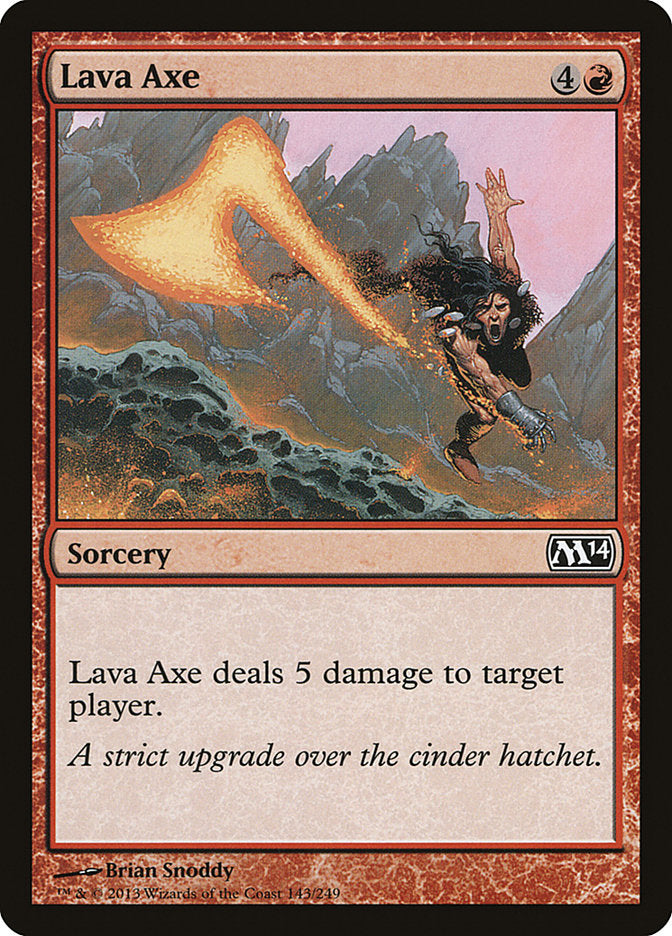 Lava Axe [Magic 2014] | Gate City Games LLC