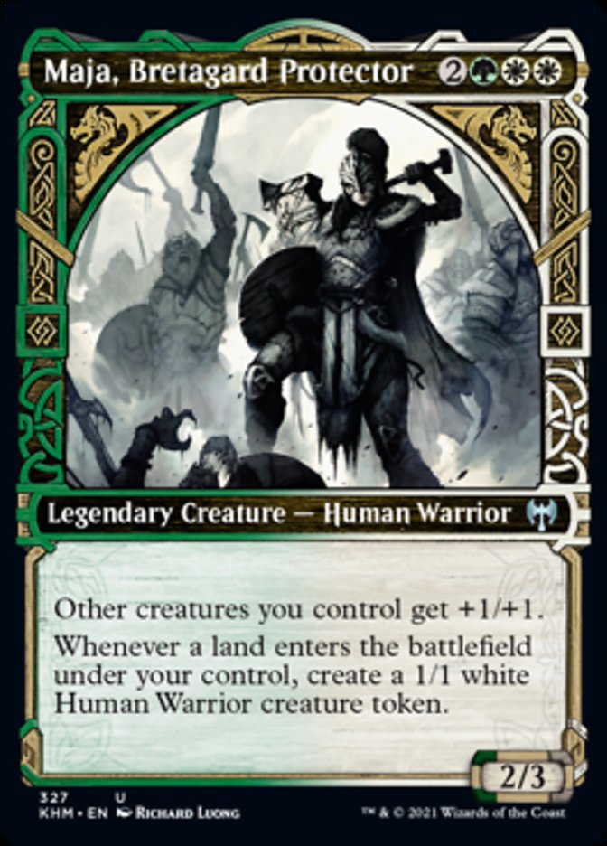 Maja, Bretagard Protector (Showcase) [Kaldheim] | Gate City Games LLC