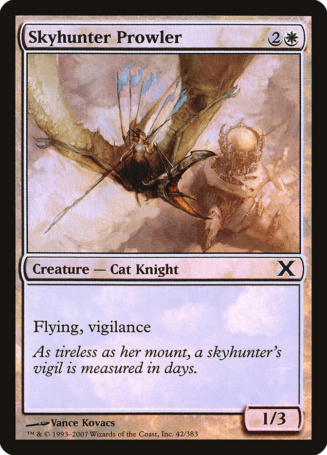 Skyhunter Prowler (Premium Foil) [Tenth Edition] | Gate City Games LLC