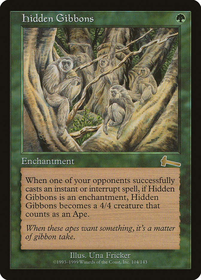Hidden Gibbons [Urza's Legacy] | Gate City Games LLC