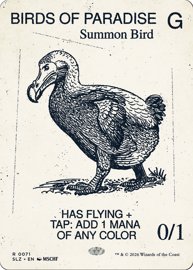 Birds of Paradise (0071) [Secret Lair x MSCHF: The Zeta Set] | Gate City Games LLC