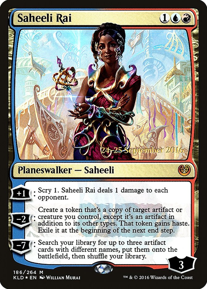 Saheeli Rai [Kaladesh Prerelease Promos] | Gate City Games LLC