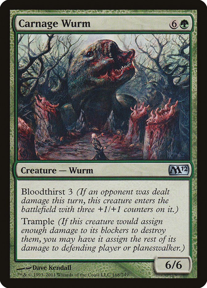 Carnage Wurm [Magic 2012] | Gate City Games LLC