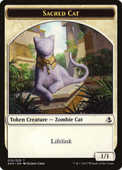 Sacred Cat // Insect Double-Sided Token [Amonkhet Tokens] | Gate City Games LLC
