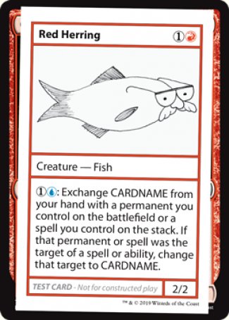 Red Herring (2021 Edition) [Mystery Booster Playtest Cards] | Gate City Games LLC