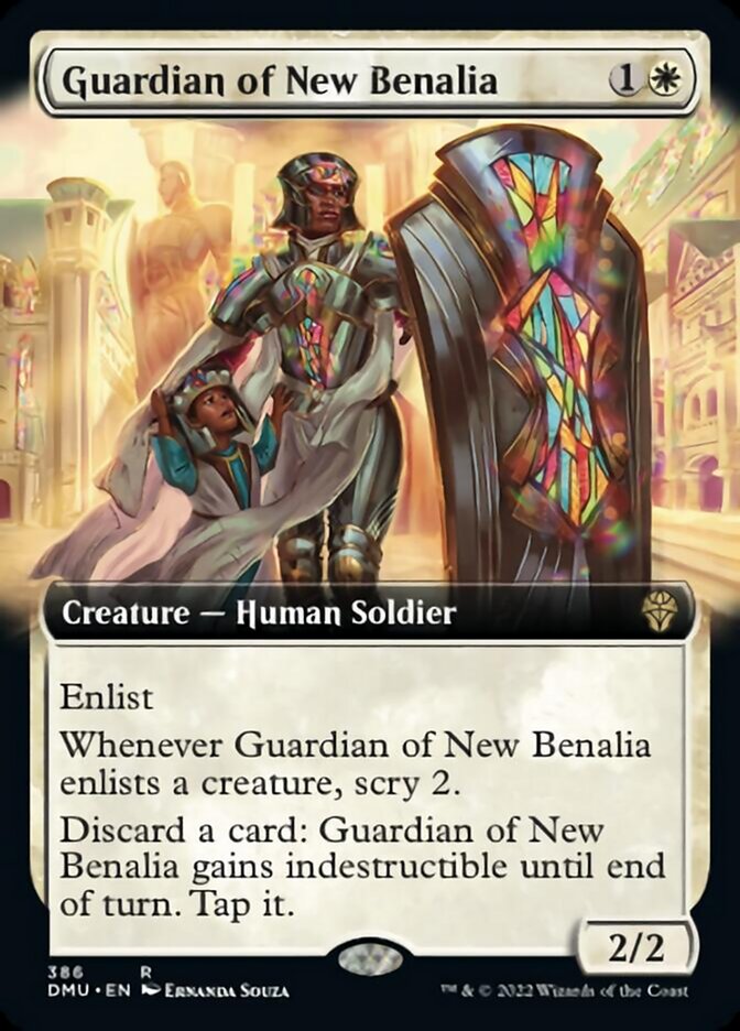 Guardian of New Benalia (Extended Art) [Dominaria United] | Gate City Games LLC