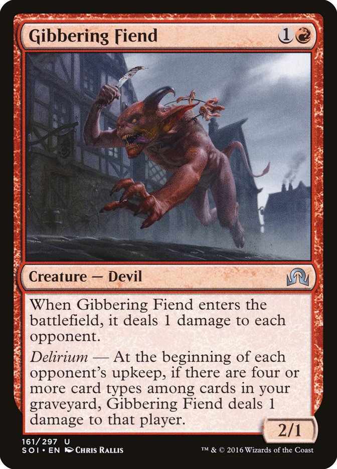 Gibbering Fiend [Shadows over Innistrad] | Gate City Games LLC
