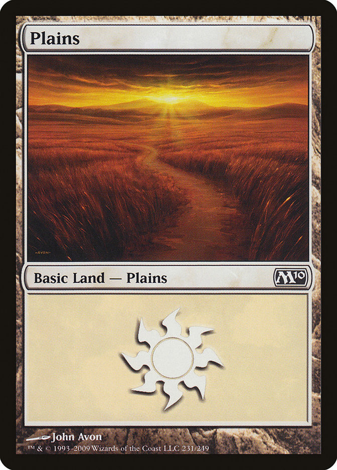 Plains (231) [Magic 2010] | Gate City Games LLC