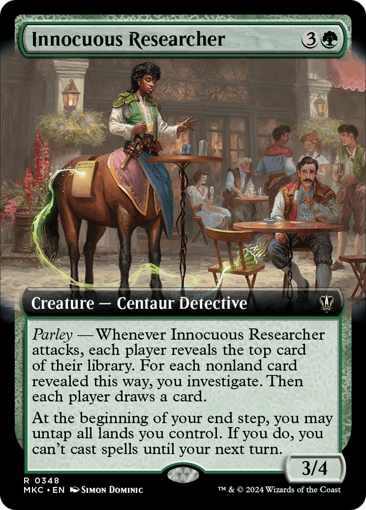 Innocuous Researcher (Extended Art) [Murders at Karlov Manor Commander] | Gate City Games LLC