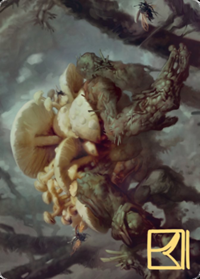 Swarm Shambler Art Card (Gold-Stamped Signature) [Zendikar Rising Art Series] | Gate City Games LLC