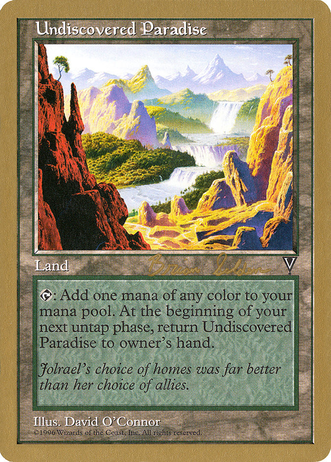 Undiscovered Paradise (Brian Selden) [World Championship Decks 1998] | Gate City Games LLC