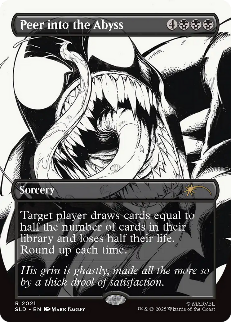 Peer into the Abyss (2021) (Rainbow Foil) [Secret Lair Drop Series] | Gate City Games LLC