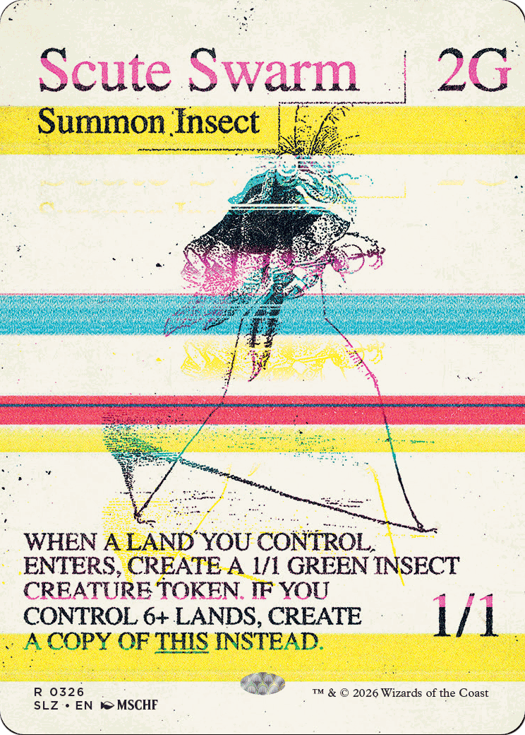 Scute Swarm (0326) [Secret Lair x MSCHF: The Zeta Set] | Gate City Games LLC