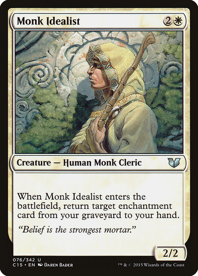 Monk Idealist [Commander 2015] | Gate City Games LLC